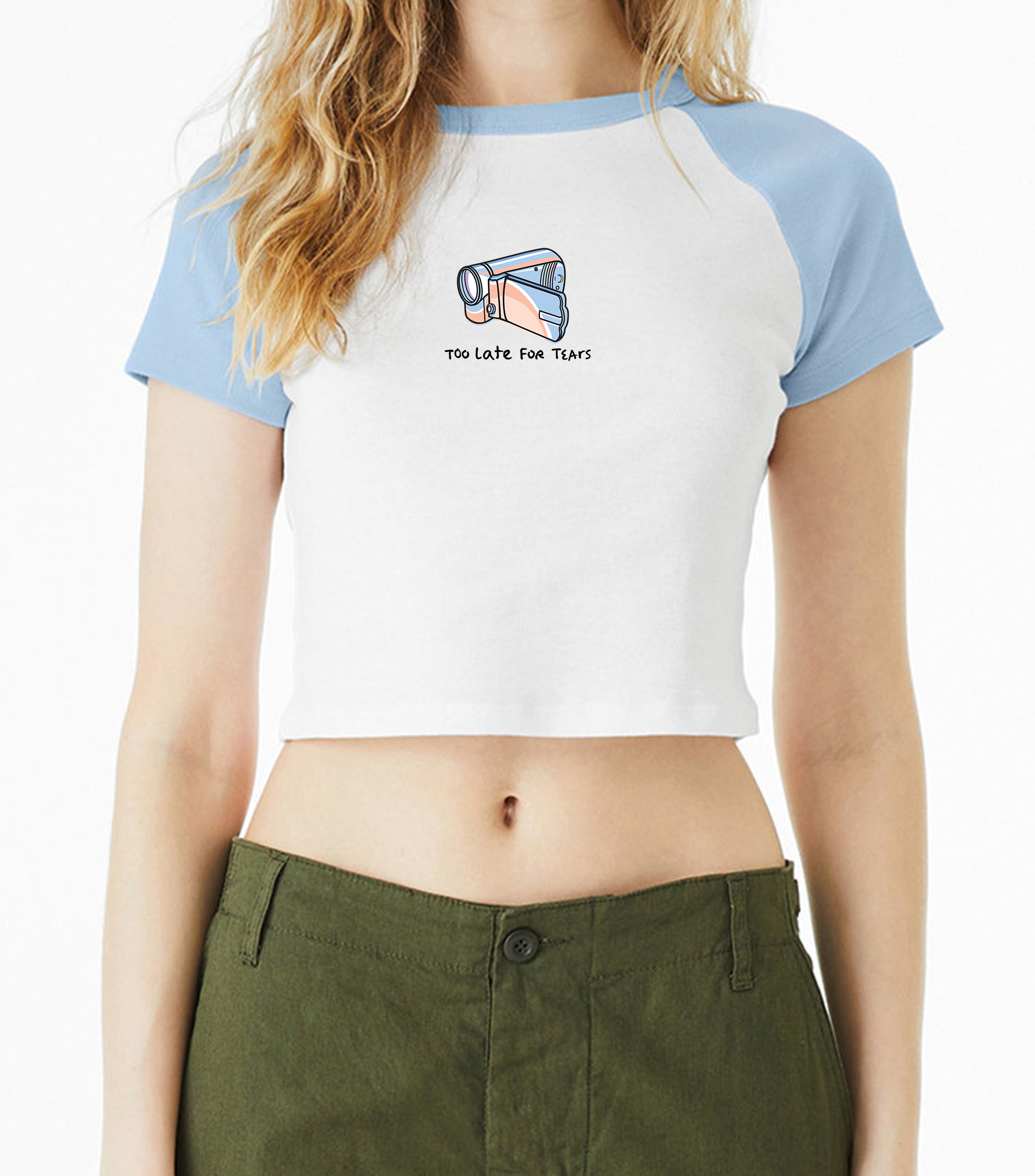 Too Late For Tears Baby Tee – Veronica Lewis Official Store